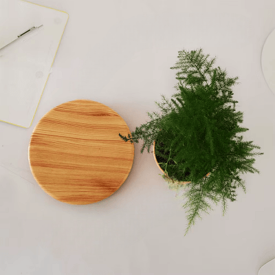 Pot de fleur intérieur - LevitatingPot™ - Bois - Suspension florale chic