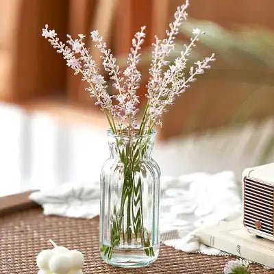 Vase en verre transparent - CreativeGlassVase™ - Style B - Suspension florale chic