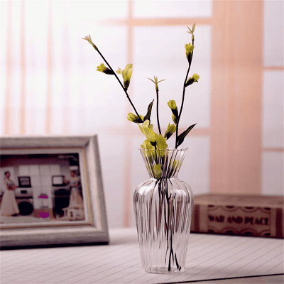 Vase en verre transparent - CreativeGlassVase™ - Style C - Suspension florale chic