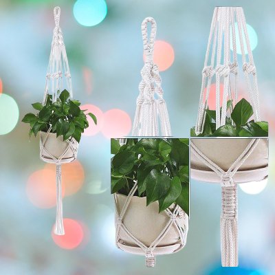 Cintre pot suspendu - PlantHanger™ - Style D - Suspension florale chic