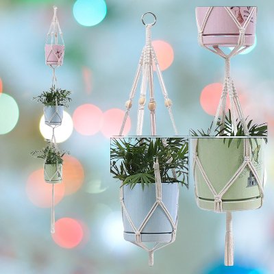 Cintre pot suspendu - PlantHanger™ - Style E - Suspension florale chic