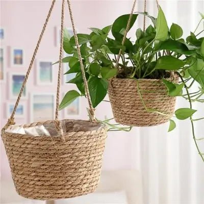 Panier pour plante - PlantBasket™ - Jaune - Suspension florale chic