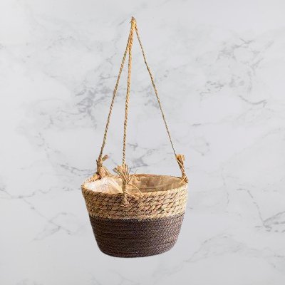 Panier pour plante - PlantBasket™ - Jaune/Marron - Suspension florale chic