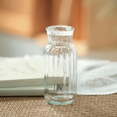 Vase en verre transparent - CreativeGlassVase™ - Style B - Suspension florale chic
